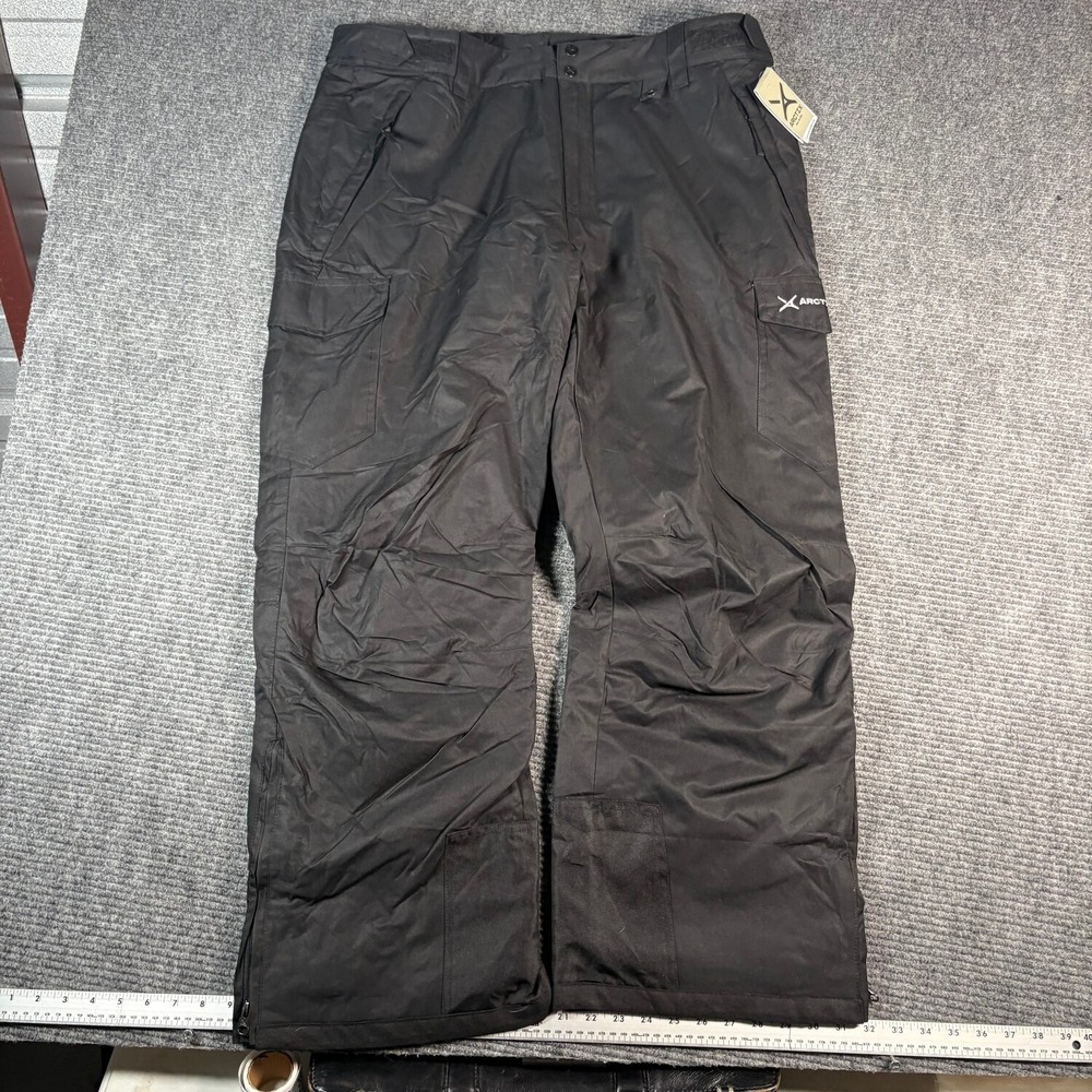 Arctix Cargo Snow Pants Mens XL Black NWT Insulated Ski Snowboard 1960-00-XL